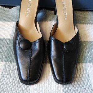 Black Dressy Mules